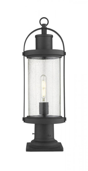 1 Light Outdoor Pier Mounted Fixture | 569PHM-533PM-BK