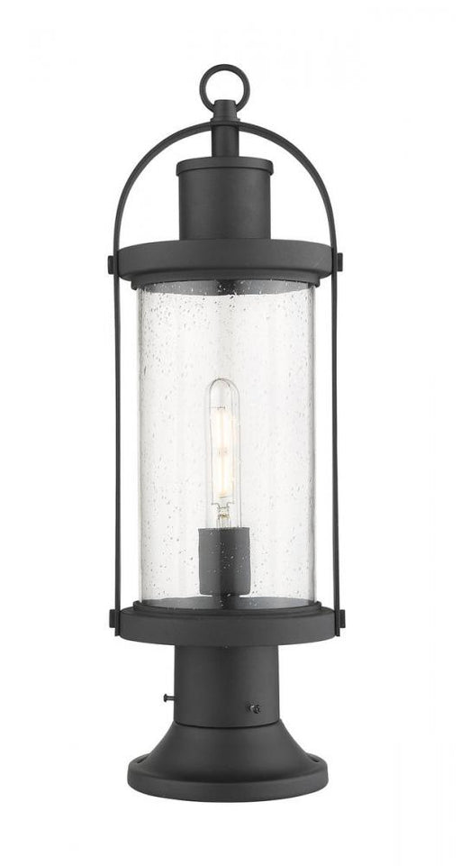 1 Light Outdoor Pier Mounted Fixture | 569PHM-553PM-BK