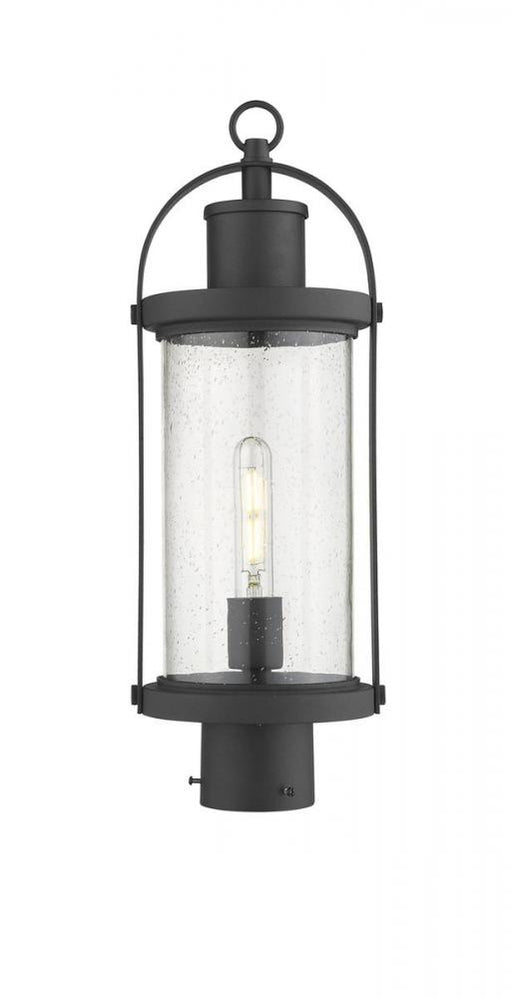 1 Light Outdoor Post Mount Fixture | 569PHM-BK