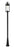 1 Light Outdoor Post Mounted Fixture | 569PHXL-519P-BK