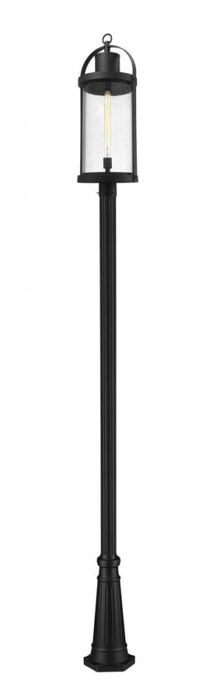1 Light Outdoor Post Mounted Fixture | 569PHXL-519P-BK