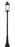 1 Light Outdoor Post Mounted Fixture | 569PHXL-564P-BK