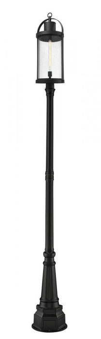 1 Light Outdoor Post Mounted Fixture | 569PHXL-564P-BK