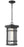 1 Light Outdoor Chain Mount Ceiling Fixture | 570CHB-BK