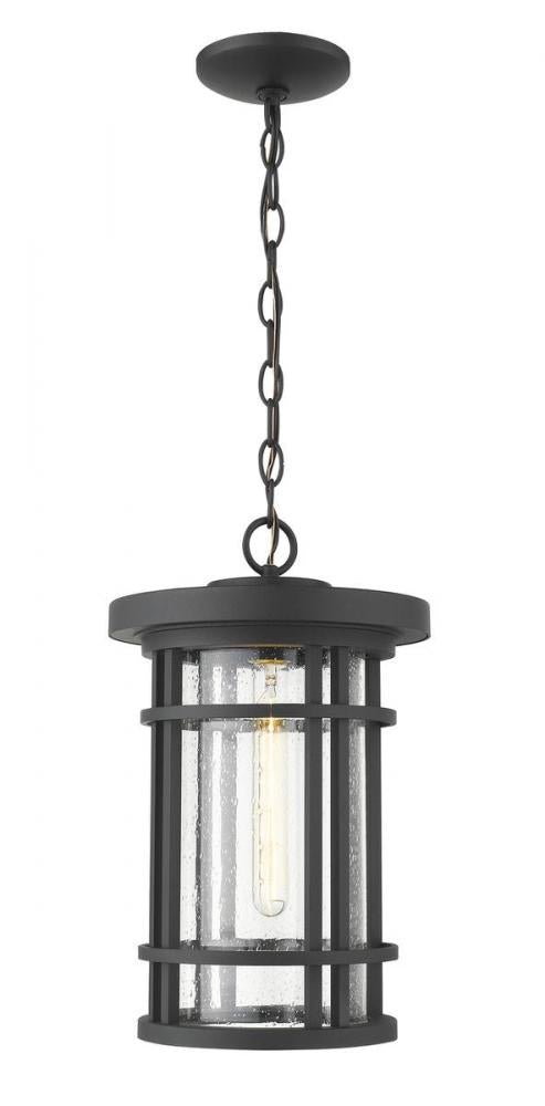 1 Light Outdoor Chain Mount Ceiling Fixture | 570CHB-BK