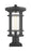 1 Light Outdoor Pier Mounted Fixture | 570PHB-533PM-BK