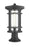 1 Light Outdoor Pier Mounted Fixture | 570PHB-553PM-BK