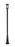 1 Light Outdoor Post Mounted Fixture | 570PHM-519P-BK