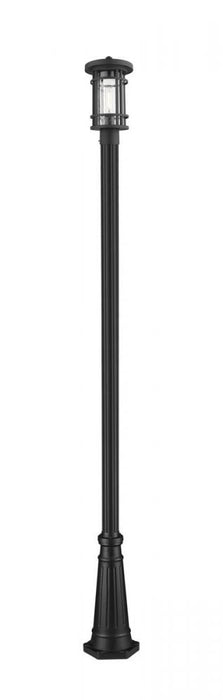 1 Light Outdoor Post Mounted Fixture | 570PHM-519P-BK