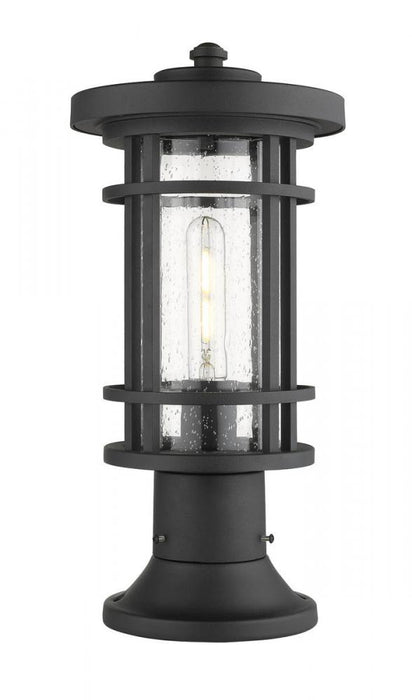 1 Light Outdoor Pier Mounted Fixture | 570PHM-553PM-BK
