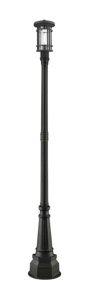 1 Light Outdoor Post Mounted Fixture | 570PHM-564P-ORB