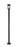 1 Light Outdoor Post Mounted Fixture | 570PHM-567P-BK