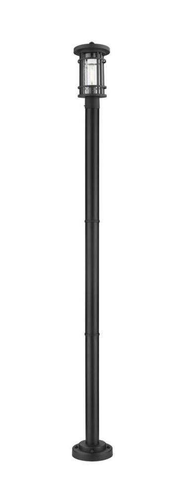 1 Light Outdoor Post Mounted Fixture | 570PHM-567P-BK