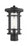 1 Light Outdoor Post Mount Fixture | 570PHM-BK