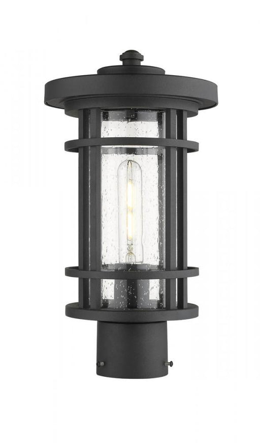1 Light Outdoor Post Mount Fixture | 570PHM-BK