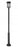 1 Light Outdoor Post Mount Fixture | 570PHXL-5010P-BK
