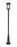 1 Light Outdoor Post Mounted Fixture | 570PHXL-518P-BK