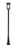 1 Light Outdoor Post Mounted Fixture | 570PHXL-519P-BK