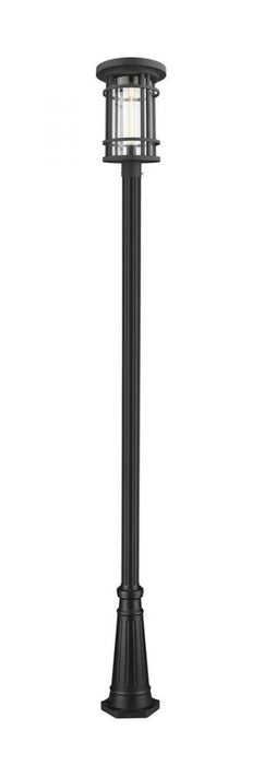 1 Light Outdoor Post Mounted Fixture | 570PHXL-519P-BK