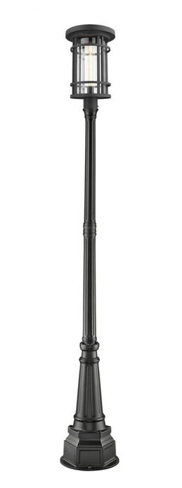 1 Light Outdoor Post Mounted Fixture | 570PHXL-564P-BK