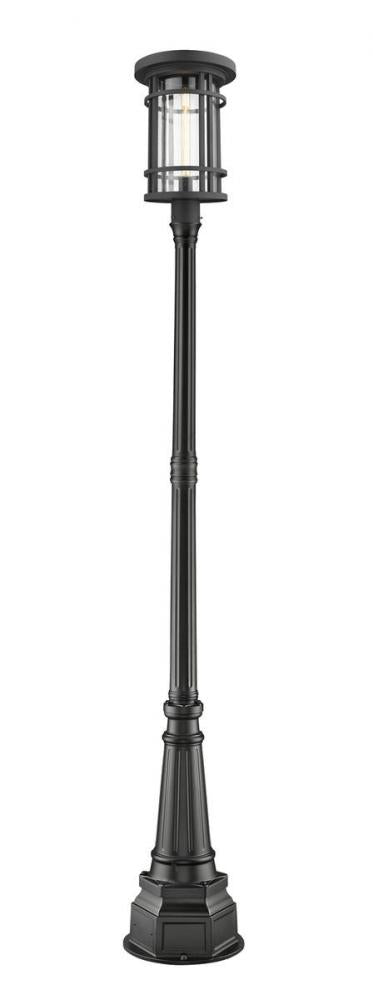 1 Light Outdoor Post Mounted Fixture | 570PHXL-564P-BK