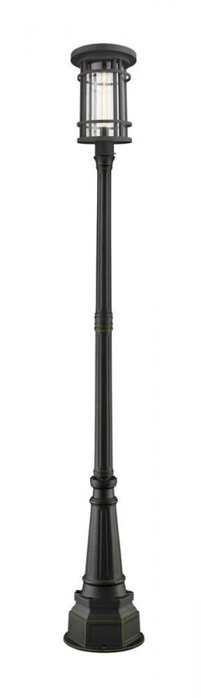 1 Light Outdoor Post Mounted Fixture | 570PHXL-564P-ORB