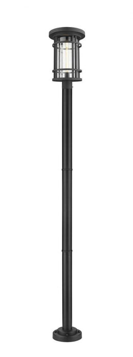 1 Light Outdoor Post Mounted Fixture | 570PHXL-567P-BK
