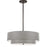 Dainolite 4 Lights Incand 2 Tier Pendant, MB w/ GRY Shade