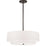  4 Light  Incand 2 Tier Pendant, Mb W/ Wh Shade | 571-224P-MB-WH