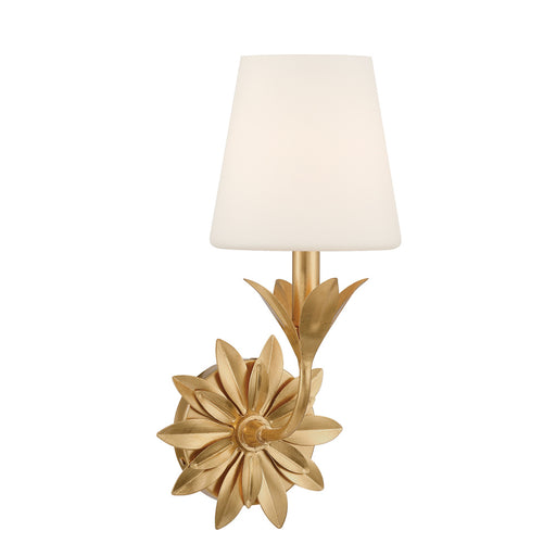 Broche 1 Light Antique Gold Sconce | 571-OP-GA