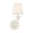 Broche 1 Light Matte White Sconce | 571-OP-MT