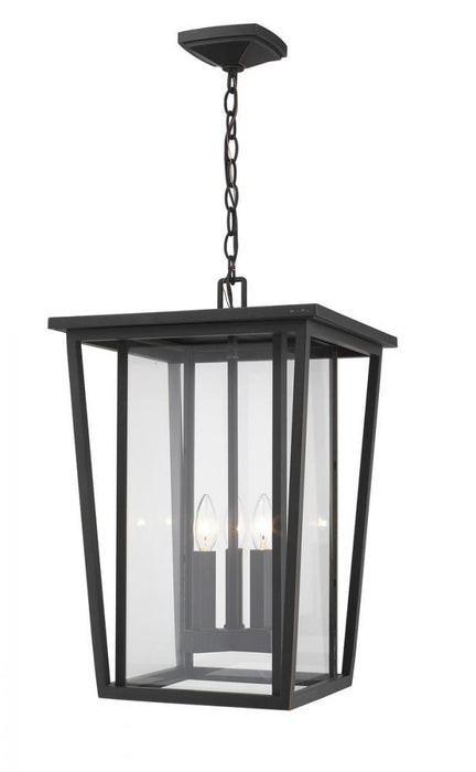 3 Light Outdoor Chain Mount Ceiling Fixture | 571CHXL-ORB