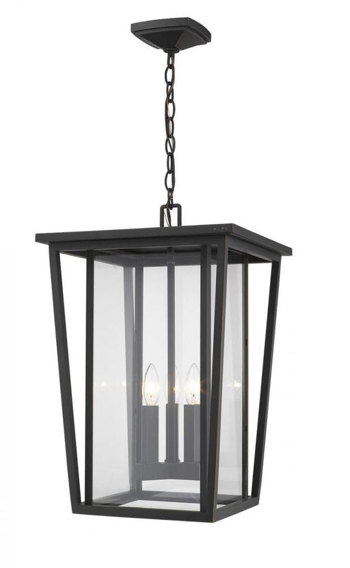 3 Light Outdoor Chain Mount Ceiling Fixture | 571CHXL-ORB