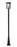 2 Light Outdoor Post Mounted Fixture | 571PHBR-519P-BK