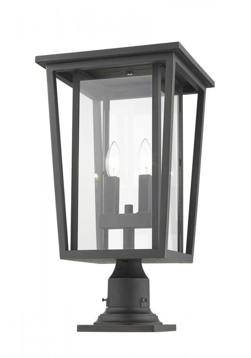 2 Light Outdoor Pier Mounted Fixture | 571PHBR-533PM-ORB