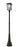 2 Light Outdoor Post Mounted Fixture | 571PHBR-564P-BK