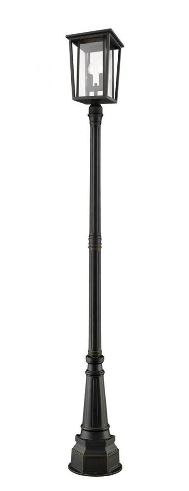 2 Light Outdoor Post Mounted Fixture | 571PHBR-564P-ORB