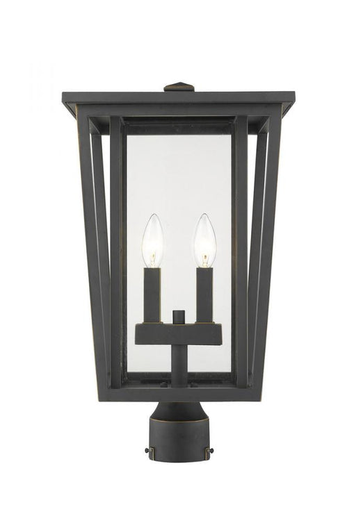 2 Light Outdoor Post Mount Fixture | 571PHBR-ORB