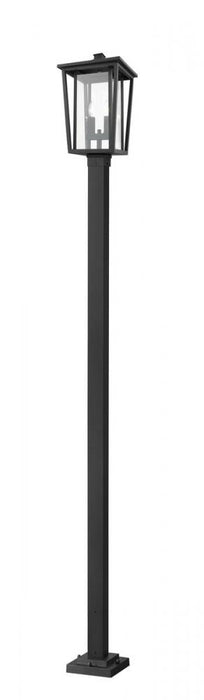 2 Light Outdoor Post Mounted Fixture | 571PHBS-536P-BK
