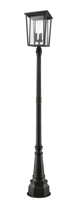 3 Light Outdoor Post Mounted Fixture | 571PHXLR-564P-ORB