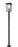 3 Light Outdoor Post Mounted Fixture | 571PHXLR-567P-BK