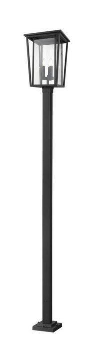 3 Light Outdoor Post Mounted Fixture | 571PHXLS-536P-BK