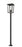 4 Light Outdoor Post Mounted Fixture | 571PHXXLS-536P-BK