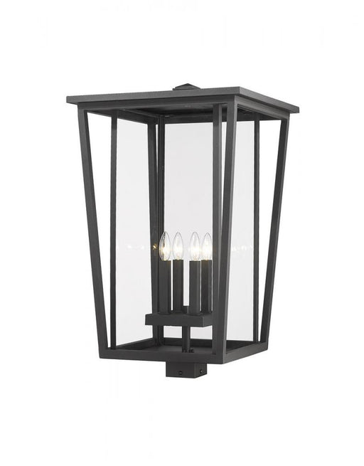4 Light Outdoor Post Mount Fixture | 571PHXXLS-BK
