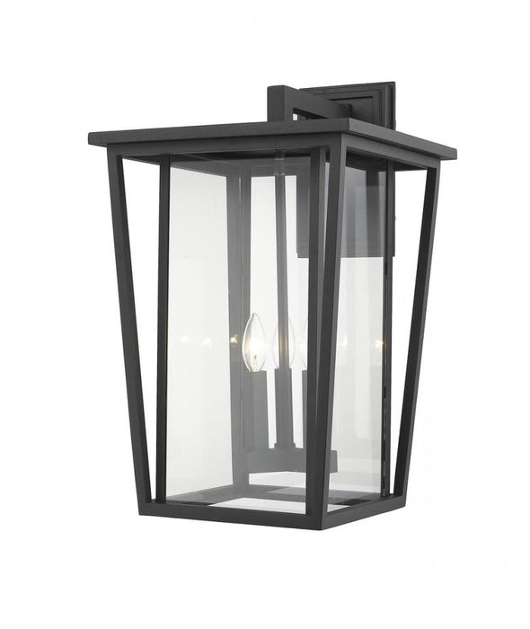 3 Light Outdoor Wall Light | 571XL-BK