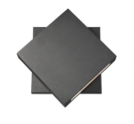 1 Light Outdoor Wall Light | 573B-BK-LED