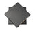 1 Light Outdoor Wall Light | 573B-BK-LED