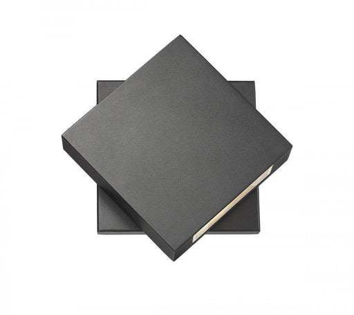 1 Light Outdoor Wall Light | 573S-BK-LED