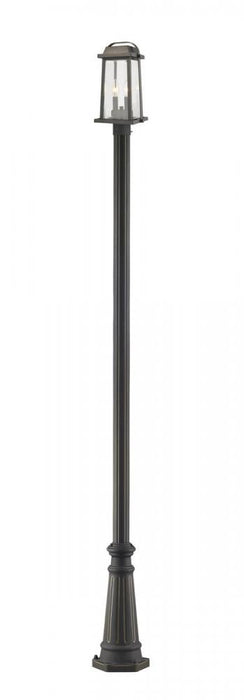2 Light Outdoor Post Mounted Fixture | 574PHMR-519P-ORB