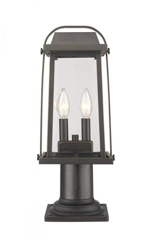 2 Light Outdoor Pier Mounted Fixture | 574PHMR-533PM-ORB